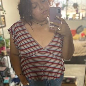 Multicolored striped shirt